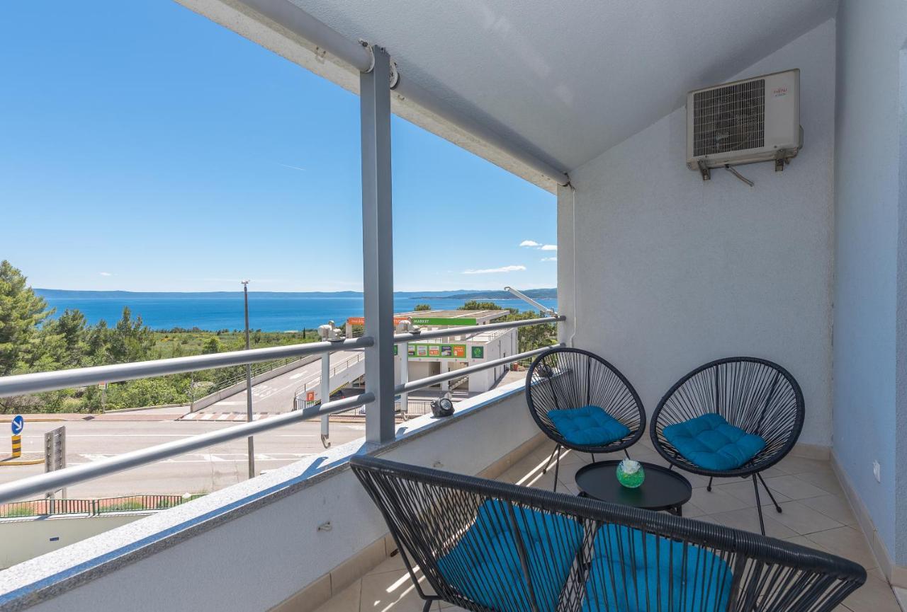 Deluxe 3 Bedroom Apartment With Sea View Baška Voda Exteriér fotografie